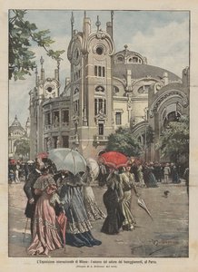 Milano Uluslararası Sergisi, parkta kutlama salonunun dışında
